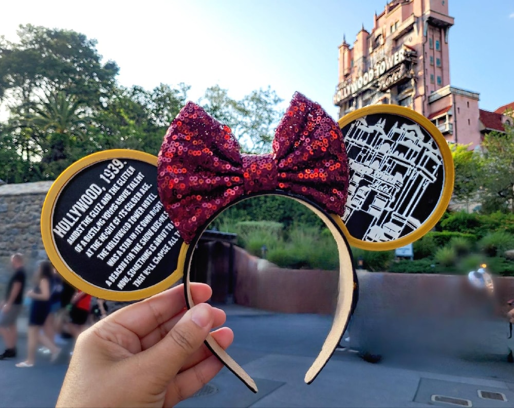 Hollywood 1939 Tower Ears, 3D Printed HTH Tower of Terror Twilight Zone Mouse Ears