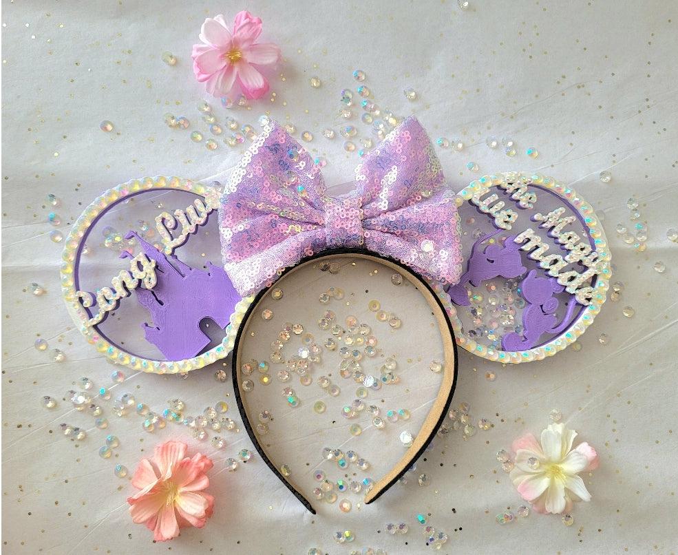 Long Live Magic Ears, Swift Inspired 3D Printed Rhinestone Mouse Ears