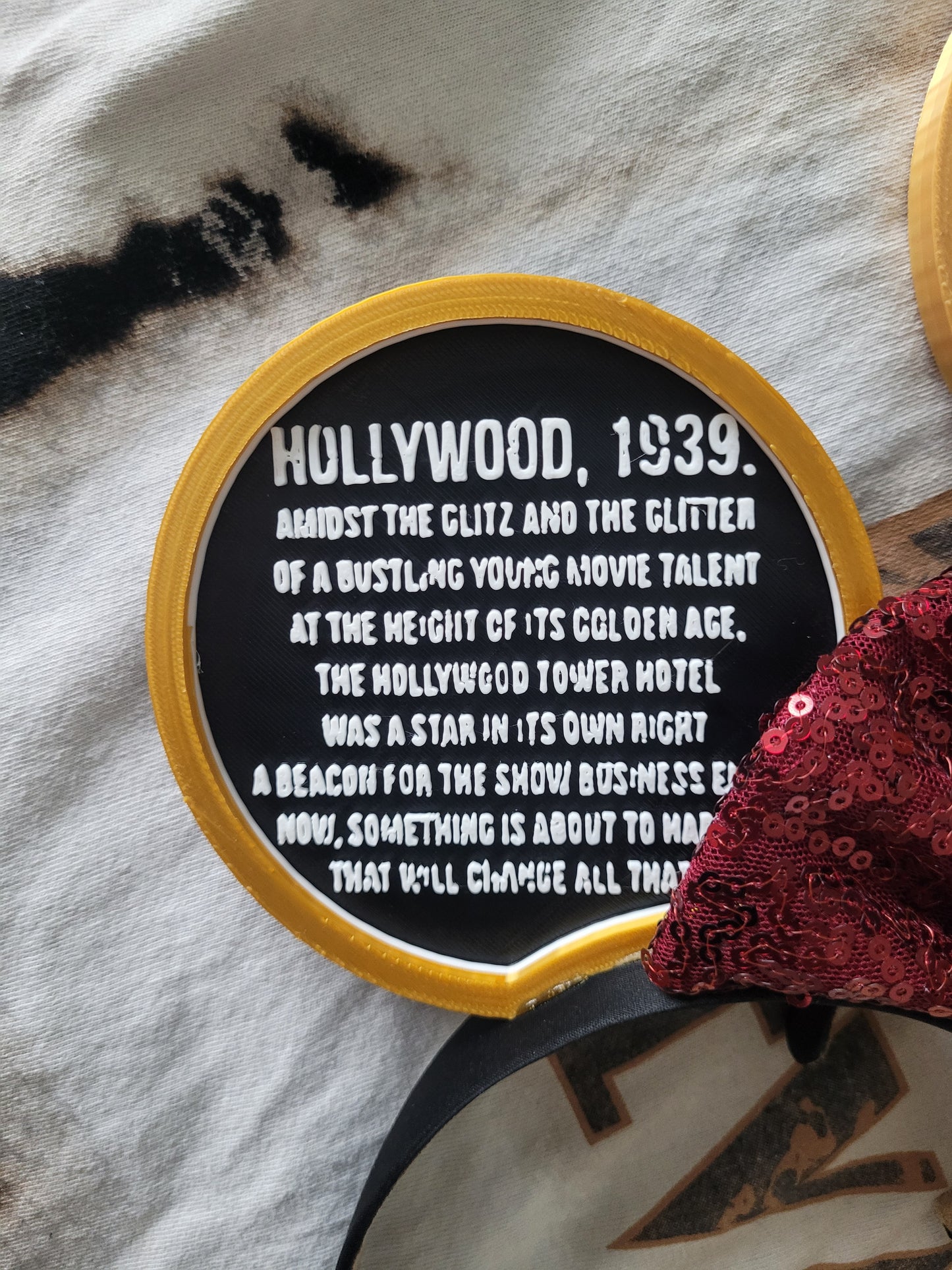 Hollywood 1939 Tower Ears, 3D Printed HTH Tower of Terror Twilight Zone Mouse Ears
