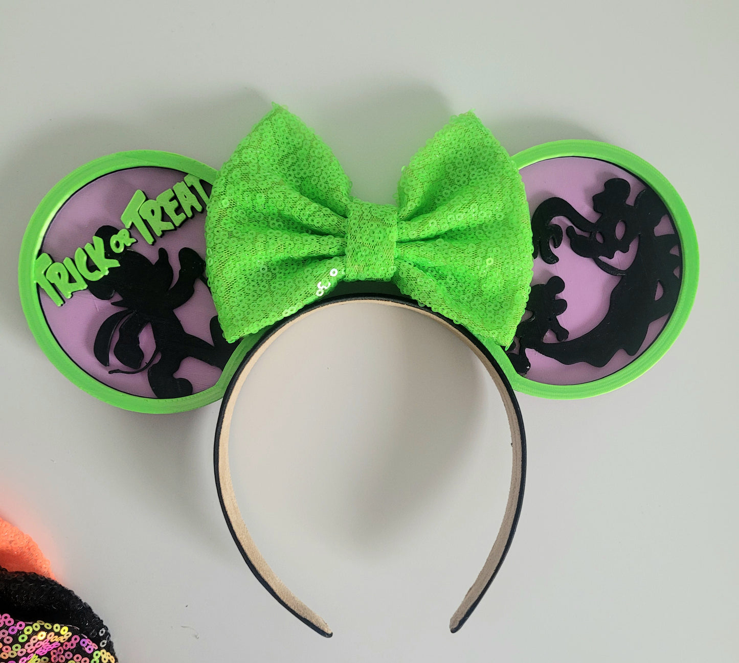 Trick or Treat Shadow Ghost Halloween Ears, 3D Printed Bright Magic Party Mouse Ear