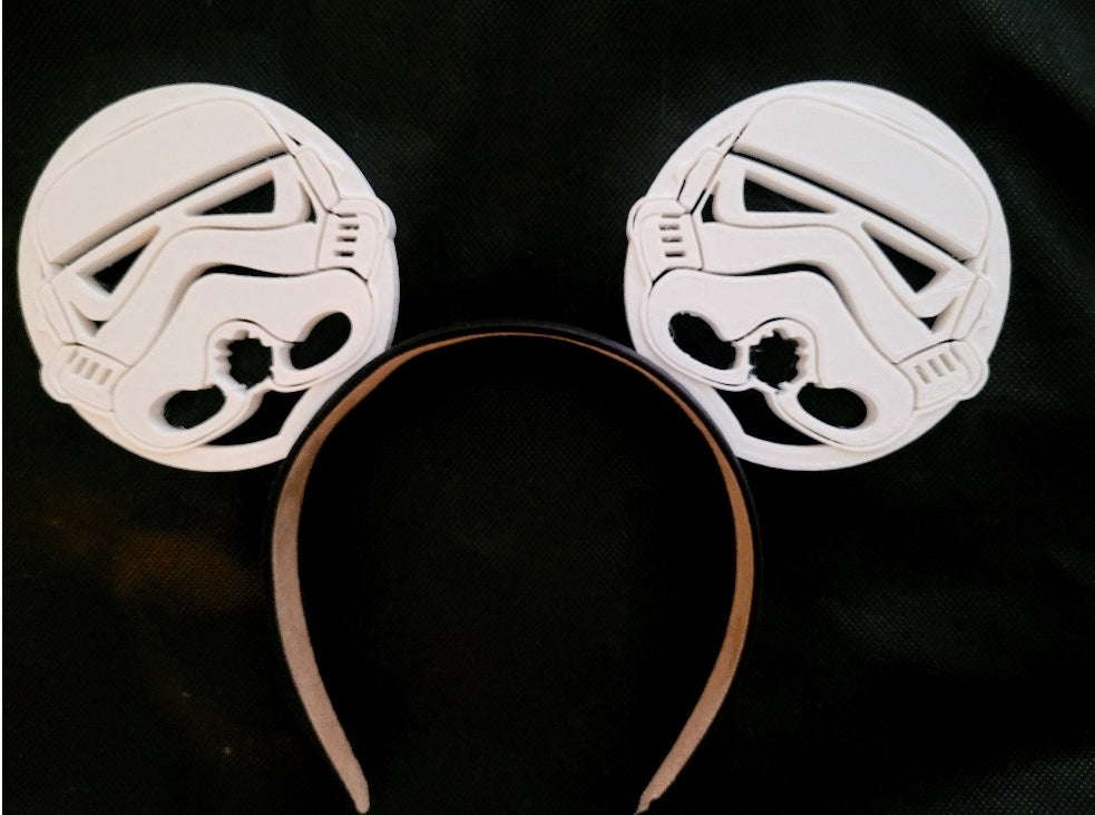 Storm the Trooper, 3D Printed Star Wars Mouse Ears