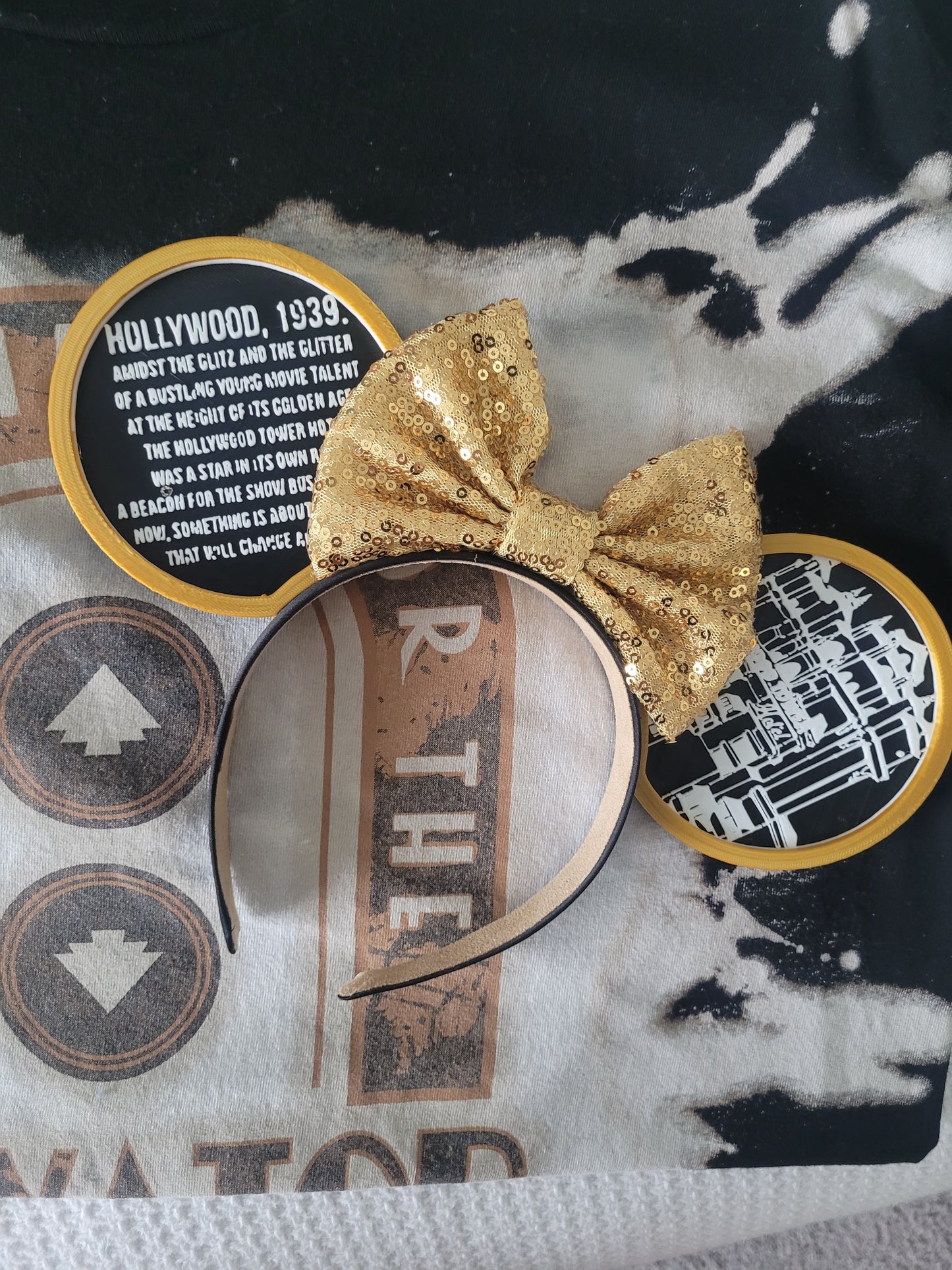 Hollywood 1939 Tower Ears, 3D Printed HTH Tower of Terror Twilight Zone Mouse Ears