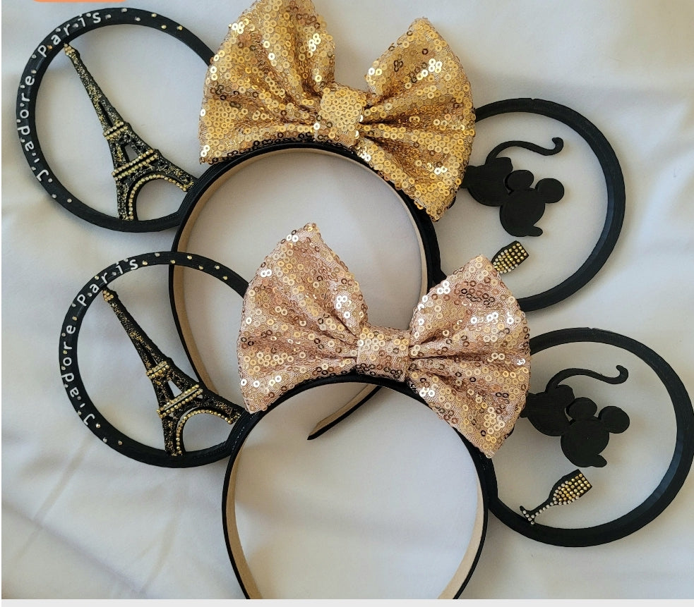 Magic in Paris, 3D Printed j'adore Paris Mouse Ears