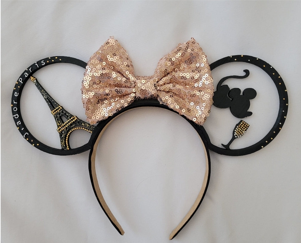 Magic in Paris, 3D Printed j'adore Paris Mouse Ears