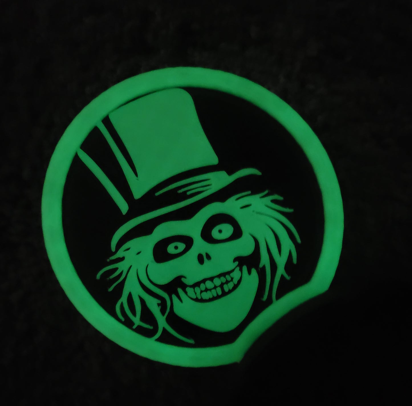 Glow-in-the-Dark Hatbox Ghost Ears, 3D Printed Haunted Mansion Halloween Mouse Ears