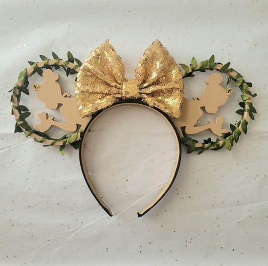 Princess and Her Frog on the Bayou Ears, 3D Printed Tiana Mouse Ear