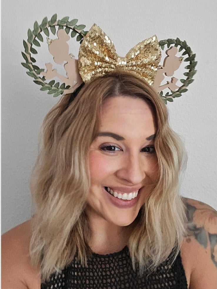Princess and Her Frog on the Bayou Ears, 3D Printed Tiana Mouse Ear