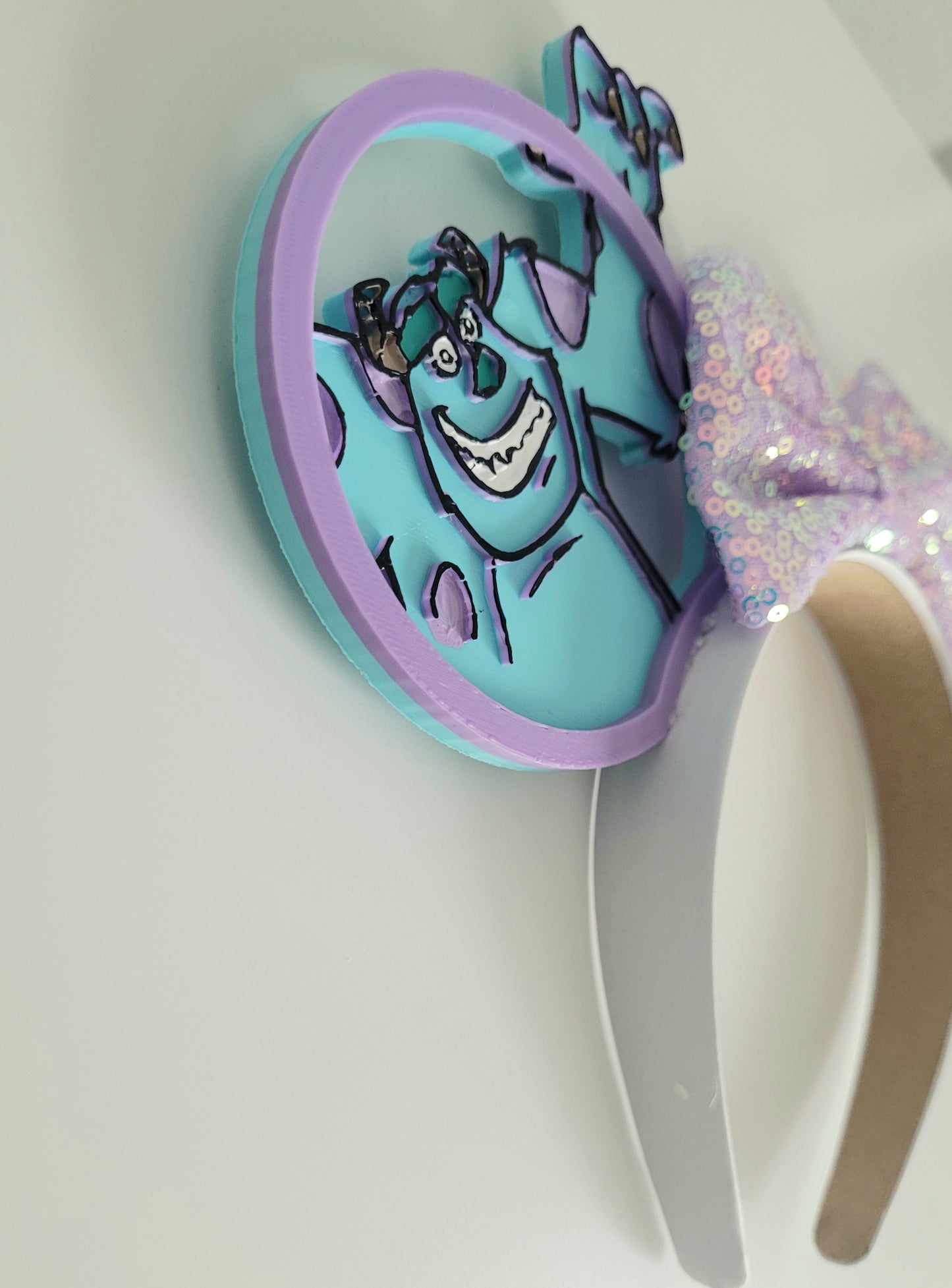 Monstropolis Here We Come, 3D Printed Monsters Inc Sully and Mike Mouse Ears